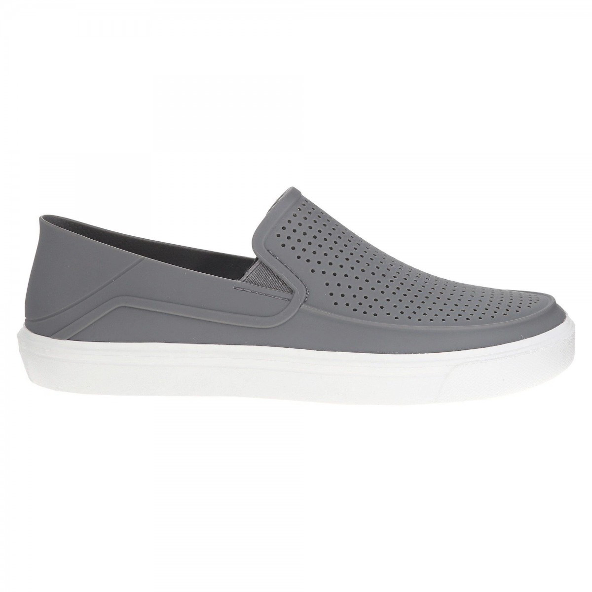 Pantofi crocs citilane roka slip-on m gri - smoke/white