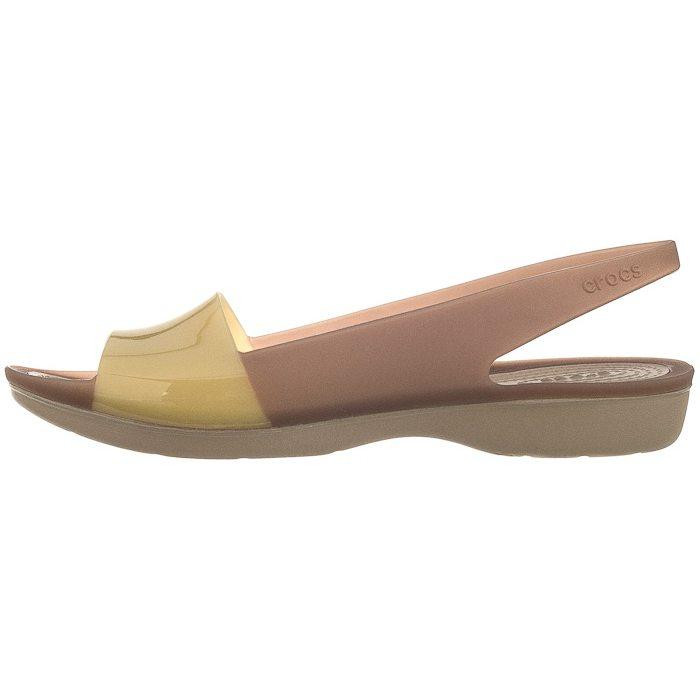 Sandale crocs colorblock flat