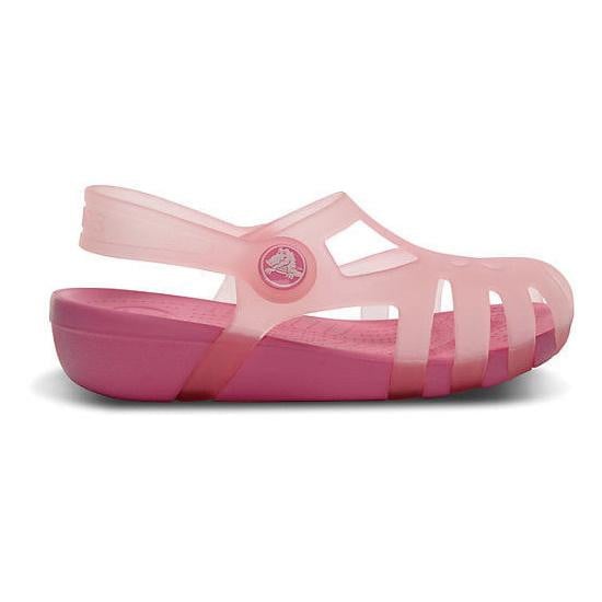 Sandale Crocs Crocs Chameleons Shirley Girls Roz – BUBBLEGUM/PINK LEMONADE BUBBLEGUM/PINK imagine 2022