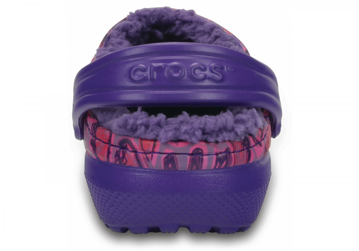 Saboti Crocs Classic Lined Graphic Clog Kids Multi - Leopard - 3 | YEO