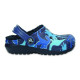 Saboti Crocs Classic Lined Graphic Clog Kids Culoare Albastru - Blue Camo