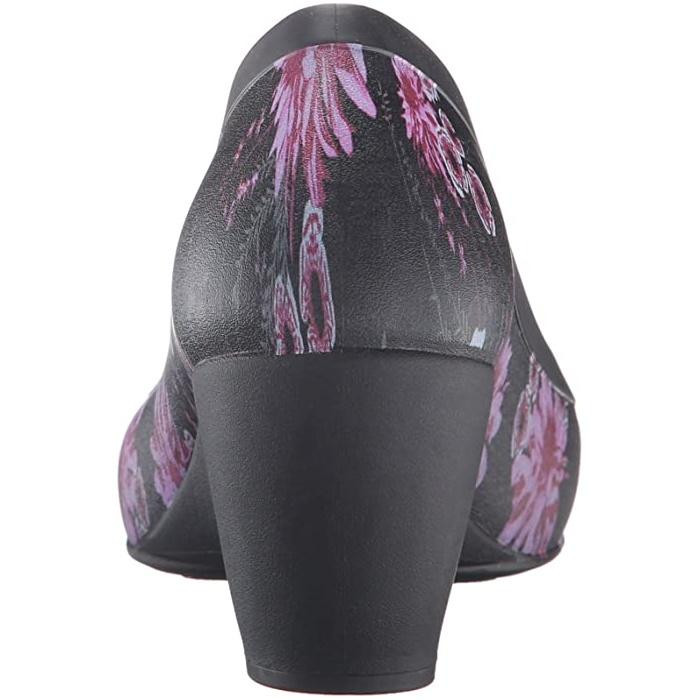 Pantofi Crocs Lina Lina Wedge Heels Negru - Black/Plum