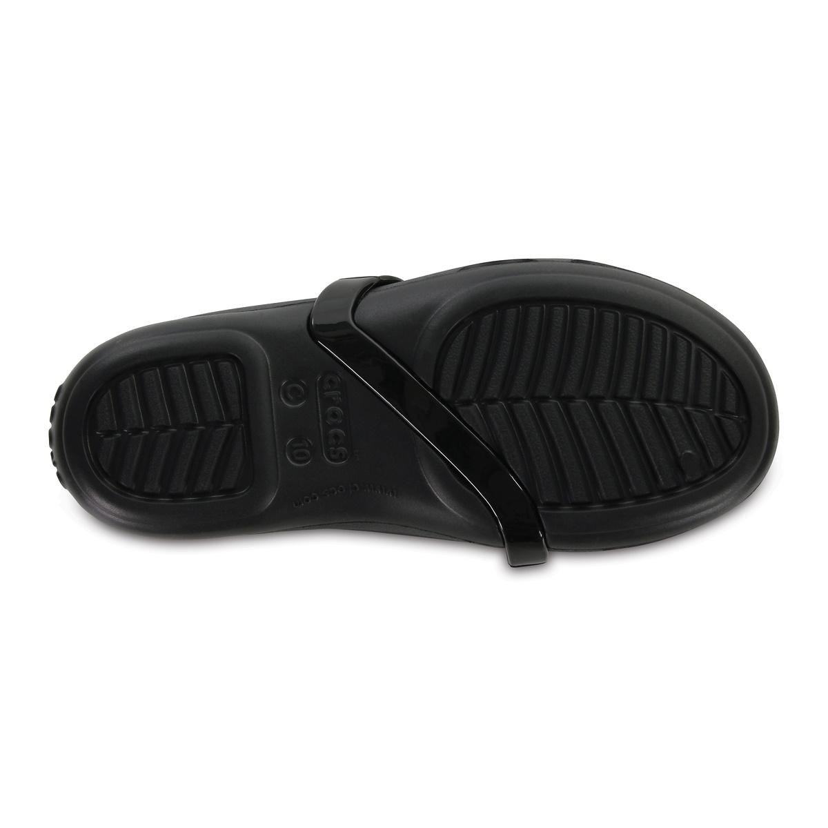 Balerini Crocs Kids\' Lina Flat Negru - Black - 3 | YEO