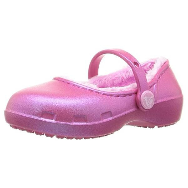 Saboti Crocs Karin Lined Clog Kids Roz - Party Pink - 1 | YEO