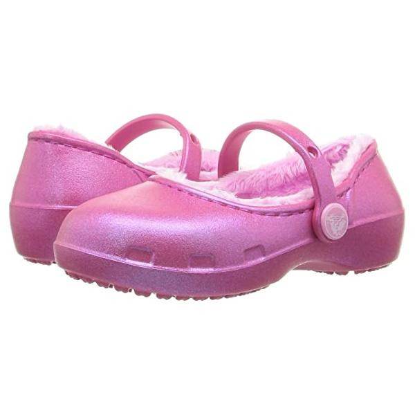 Saboti Crocs Karin Lined Clog Kids Roz - Party Pink - 2 | YEO