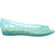 Balerini Crocs Adrina Flat W Culoare Albastru - Aqua
