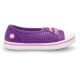 Pantofi Crocs Crosmesh Hover Skimmer Girls Culoare Mov - Dahlia