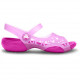 Sandale Crocs copii Adrina Hearts Sandal Culoare Roz - Neon Magenta/Carnation