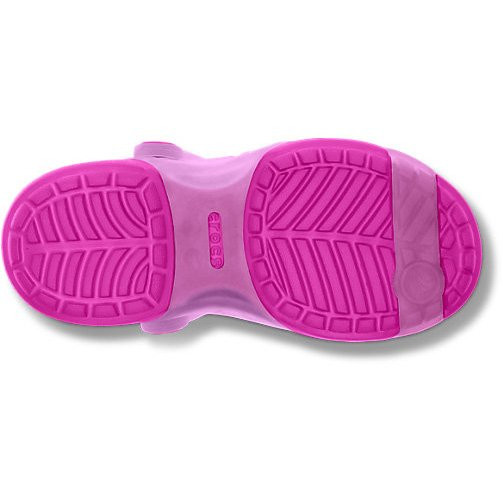 Sandale Crocs copii Adrina Hearts Sandal Roz - Neon Magenta/Carnation - 3 | YEO