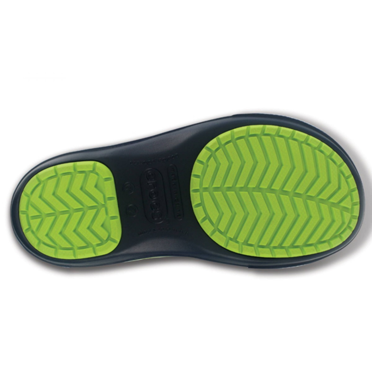 Cizme Crocs Crocband II.5 Winter Boot W Albastru - Navy/Green Apple