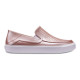 Pantofi Crocs CitiLane Roka Metallic Slip-on W Culoare Roz - Rose Dust