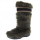 Cizme Crocs Cozy Crocs Fuzz Bootie Culoare Maro - Brown
