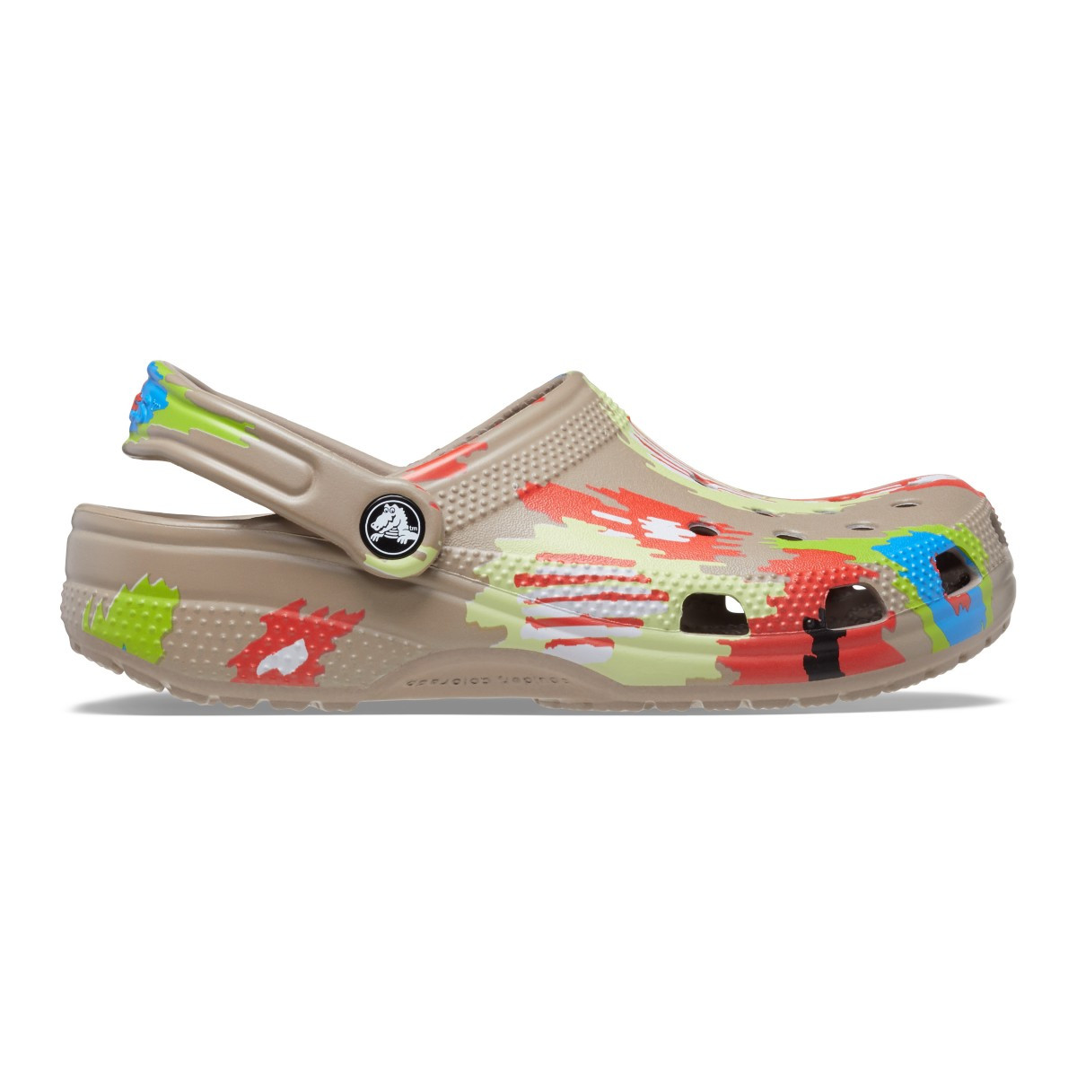 Saboti Crocs Classic Ikat Clog Multicolor - Multi/Mushroom