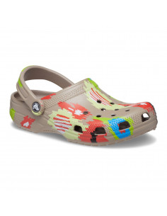 Saboti Crocs Classic Ikat Clog Multicolor - Multi/Mushroom 2