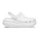 Saboti Crocs Classic Crush Clog Culoare Alb - White