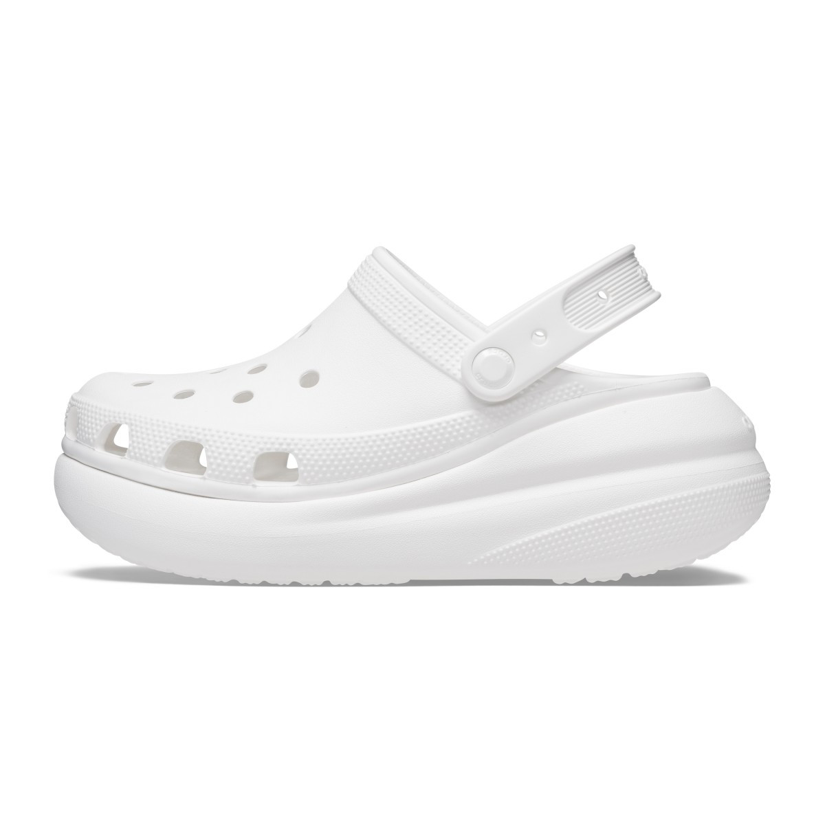 Saboti Crocs Classic Crush Clog Alb - White - 2 | YEO