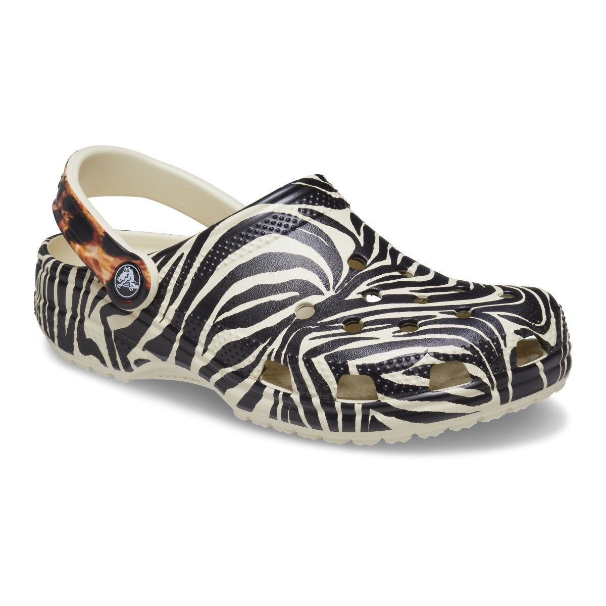 Saboți Crocs Classic Animal Remix Clog Bej - Bone/Multi Animal - 1 | YEO
