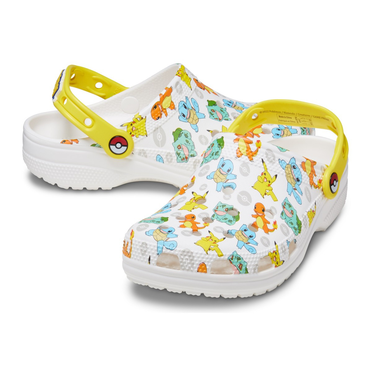 Saboti Crocs Classic Pokemon 2 Clog Alb - White/Multi - 4 | YEO