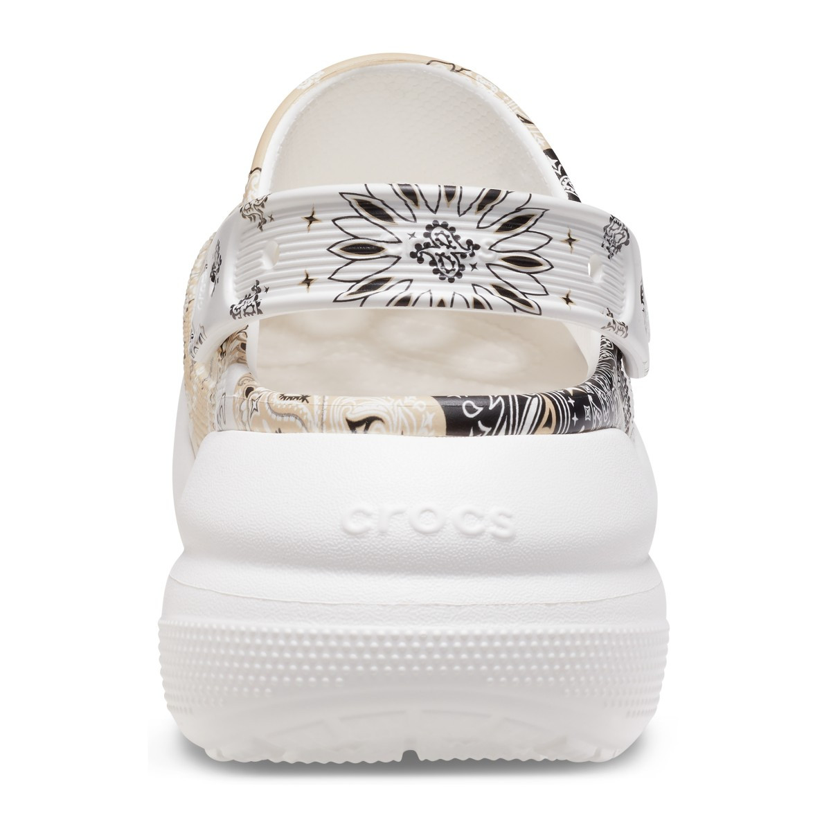 Saboți Crocs Classic Crush Bandana Clog Maro - Chai/Multi - 4 | YEO