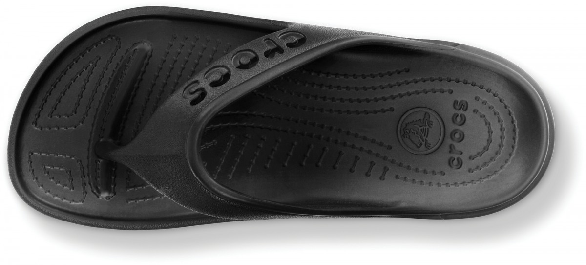 Slapi Crocs Baya Flip Negru - Black - 2 | YEO