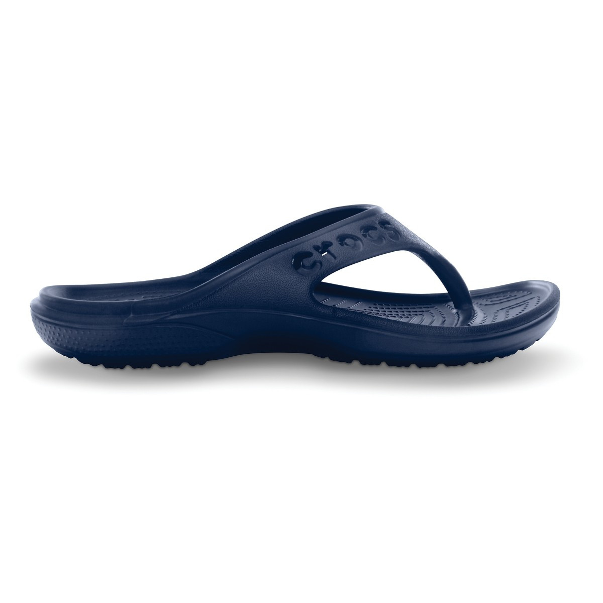Slapi Crocs Baya Flip Albastru – Navy Albastru imagine 2022