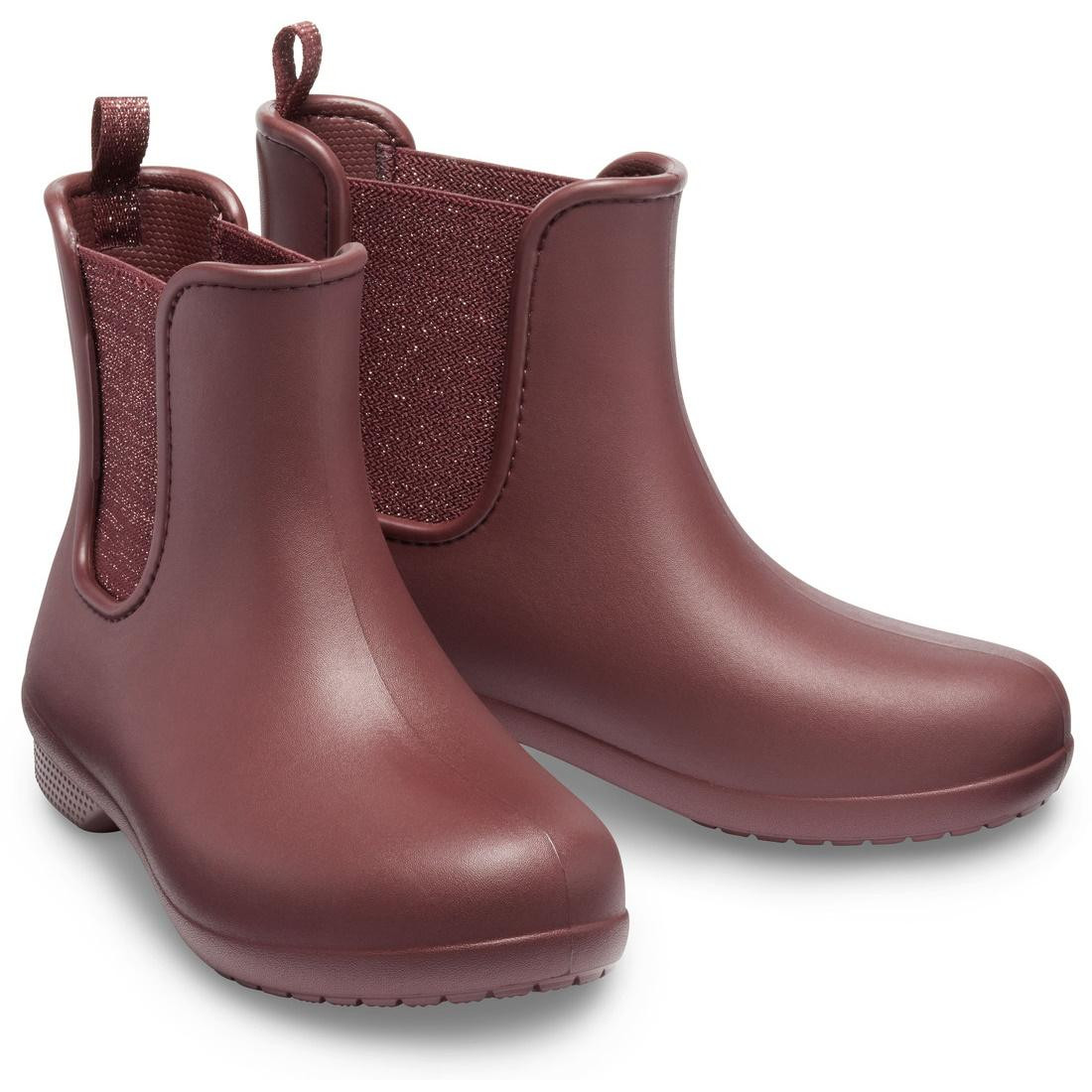 Cizme Crocs Freesail Chelsea Boot Bordo - Metallic Burgundy - 5 | YEO