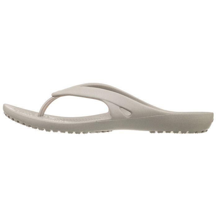 Slapi Crocs Kadee II Flip Gri - Platinum - 1 | YEO