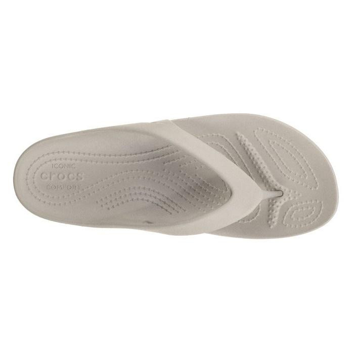 Slapi Crocs Kadee II Flip Gri - Platinum - 2 | YEO