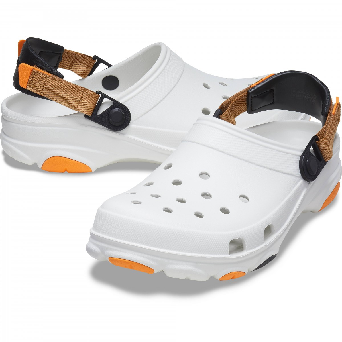 Saboti Crocs Classic All-Terrain Clog Alb - White/Multi