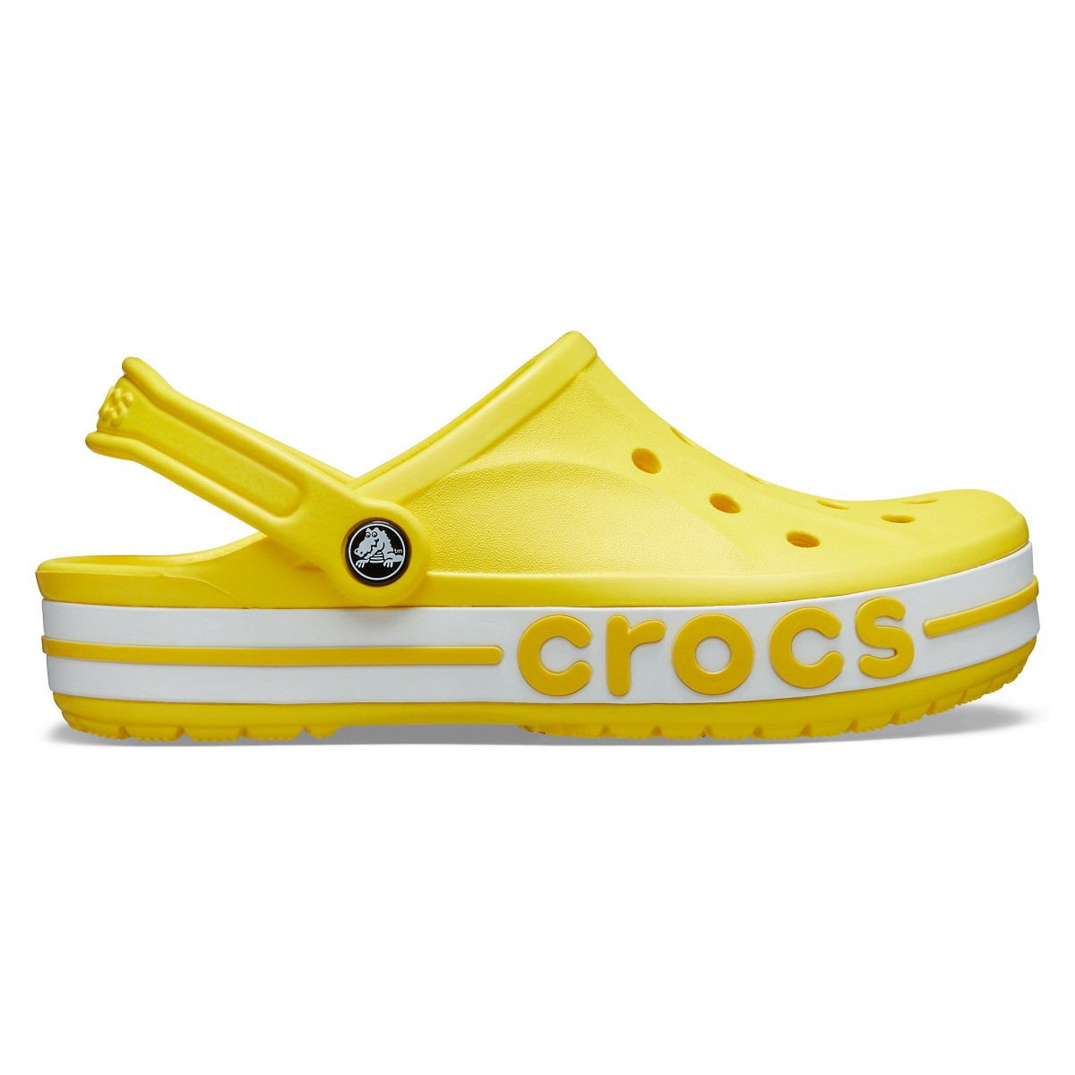 Saboti Crocs Bayaband Clog Galben – Lemon/White barbati imagine 2022