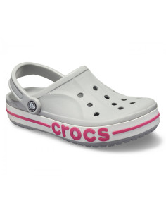 Saboti Crocs Bayaband Clog Gri - Light Grey/Candy Pink 2