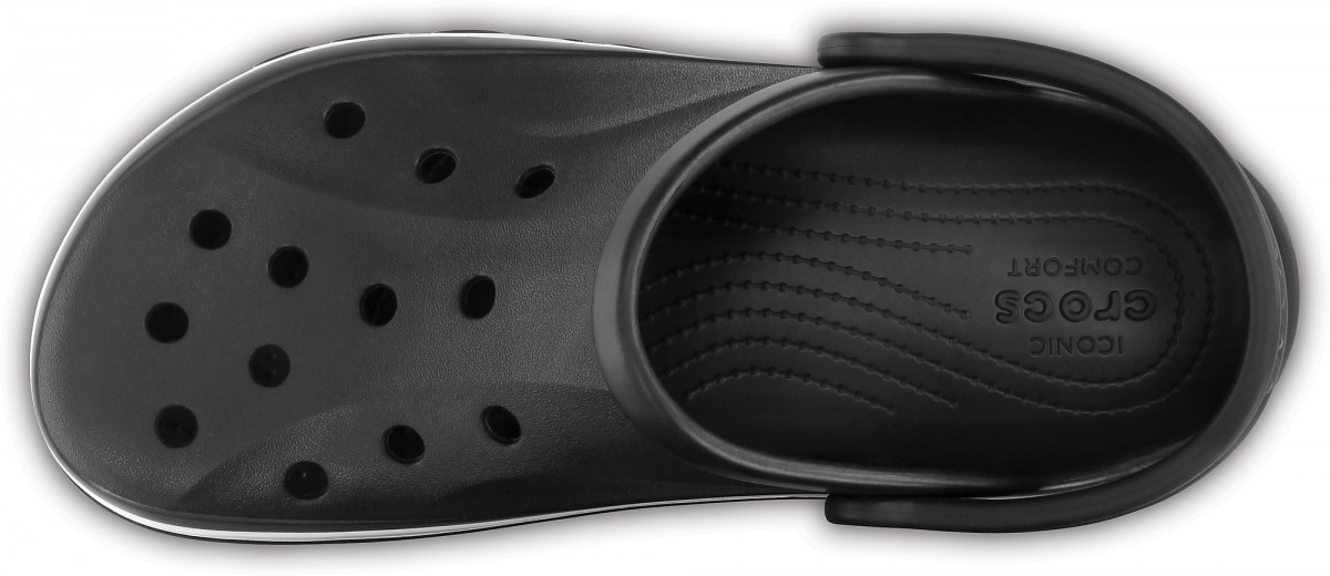 Saboti Crocs Bayaband Clog Negru - Black/White - 2 | YEO