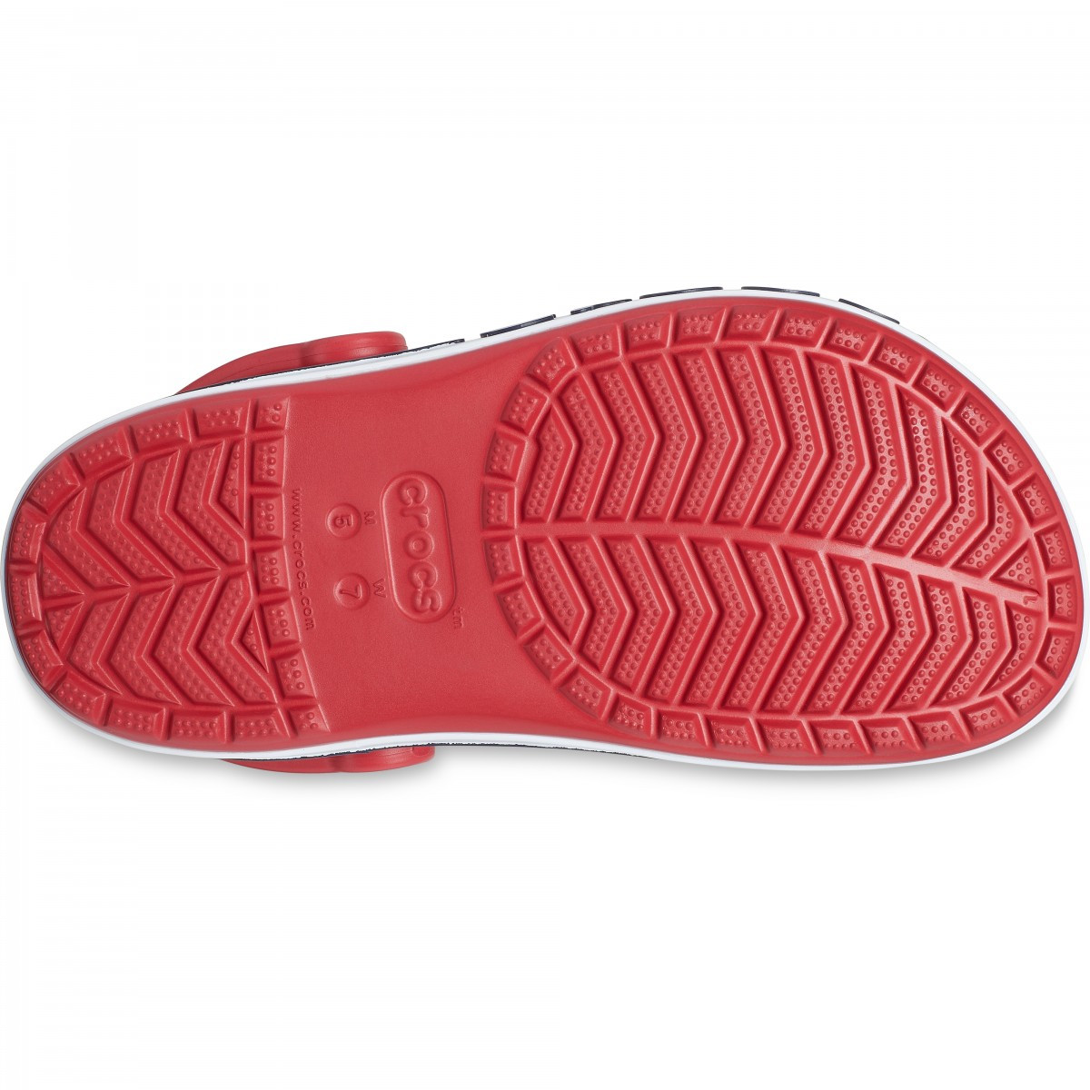 Saboti Crocs Bayaband Clog Roșu - Pepper/Navy - 3 | YEO