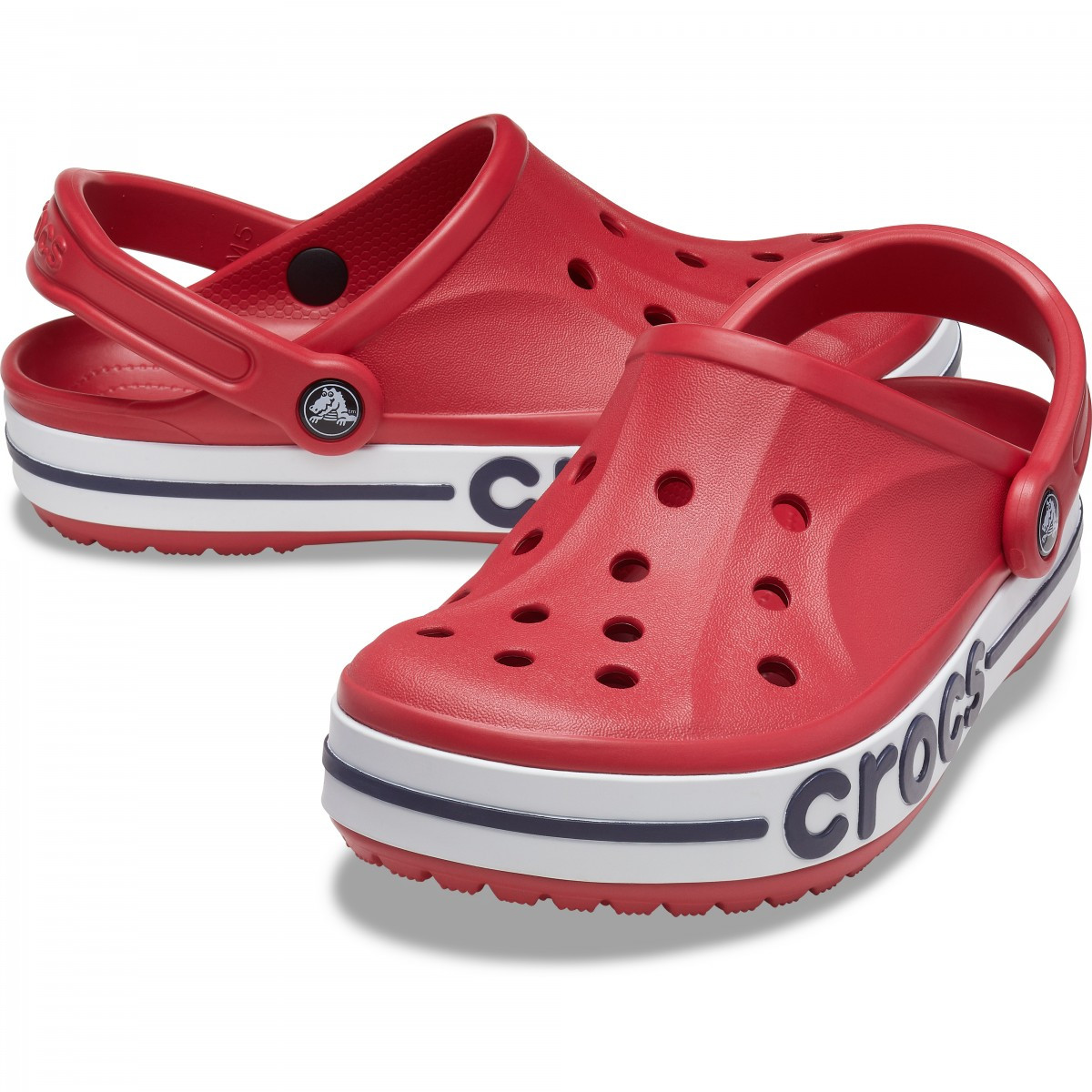 Saboti Crocs Bayaband Clog Roșu - Pepper/Navy - 5 | YEO