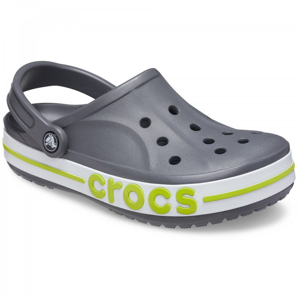Saboti Crocs Bayaband Clog Gri - Slate grey/Lime Punch - 1 | YEO