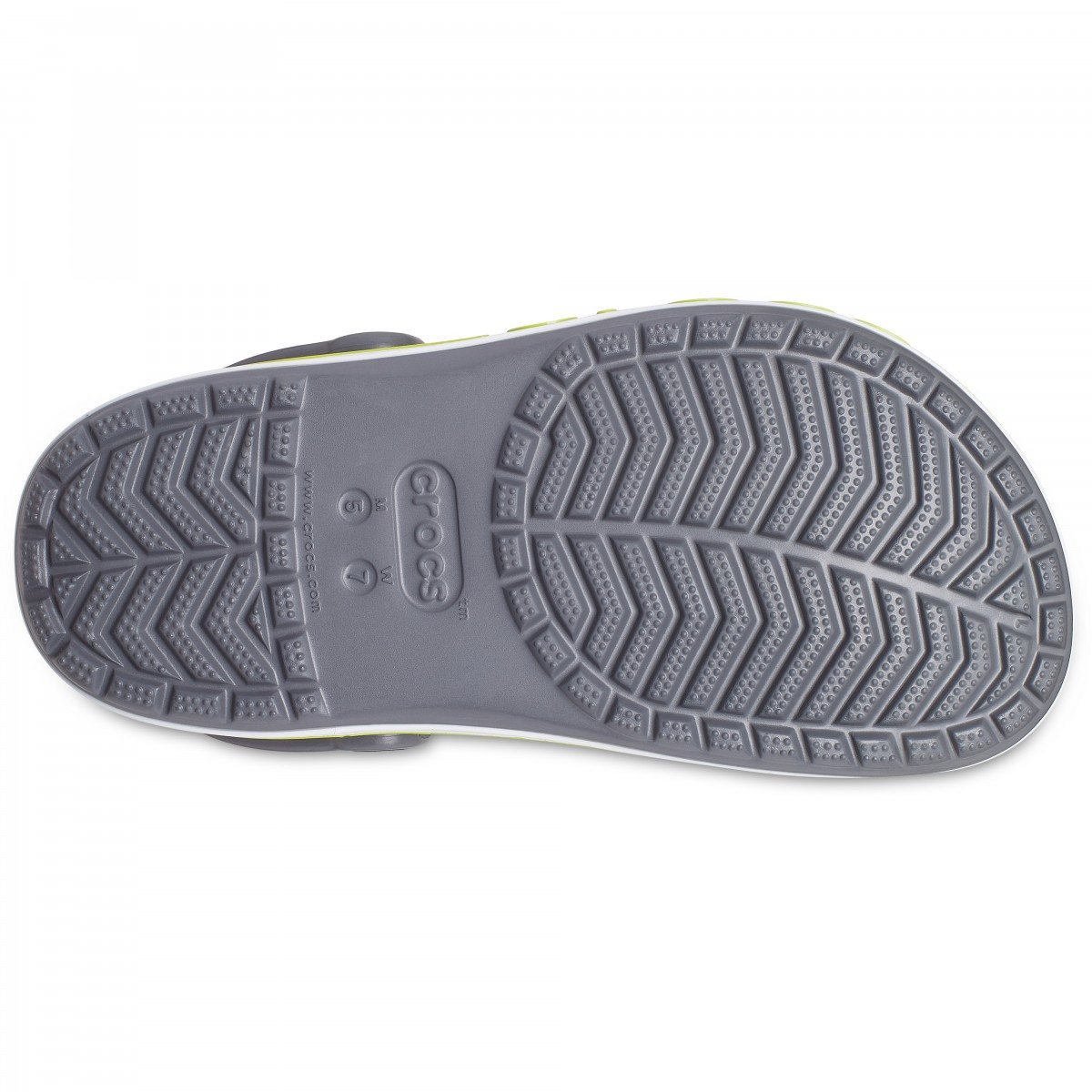 Saboti Crocs Bayaband Clog Gri - Slate grey/Lime Punch - 3 | YEO
