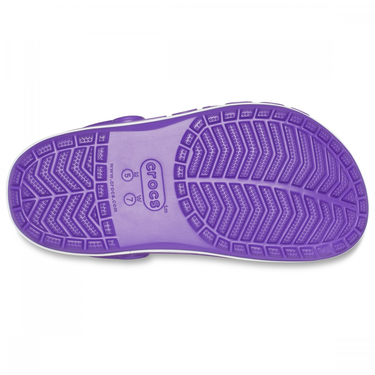 Saboti Crocs Bayaband Clog Mov - Neon Purple/White - 3 | YEO