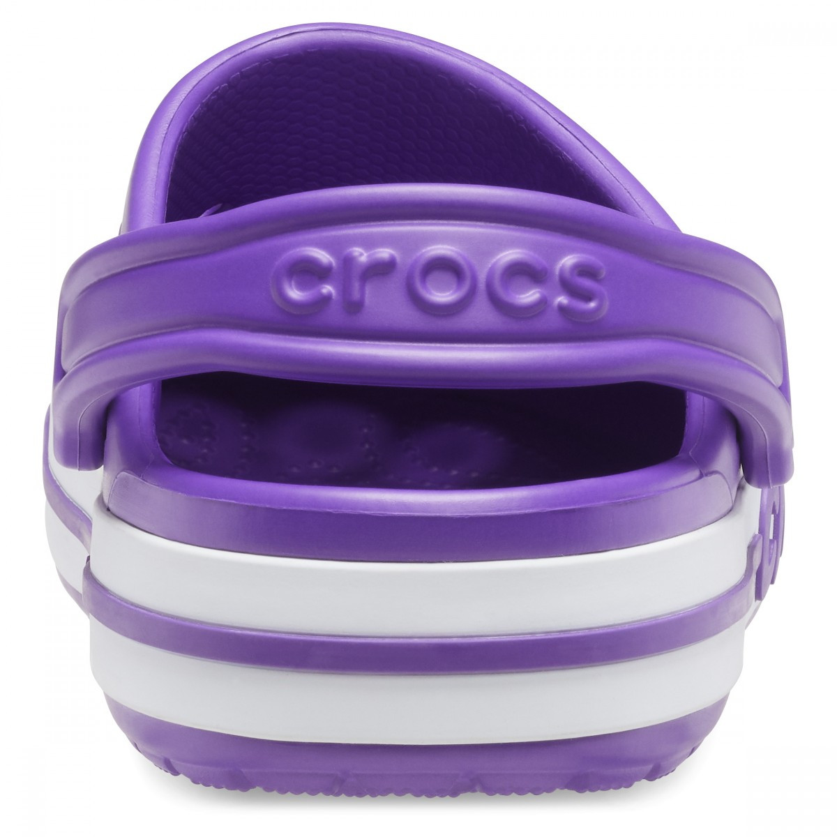Saboti Crocs Bayaband Clog Mov - Neon Purple/White - 6 | YEO