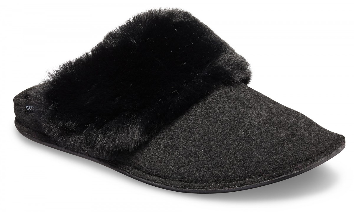 Papuci de casa Crocs Classic Luxe Lined Slipper Negru - Black - 1 | YEO