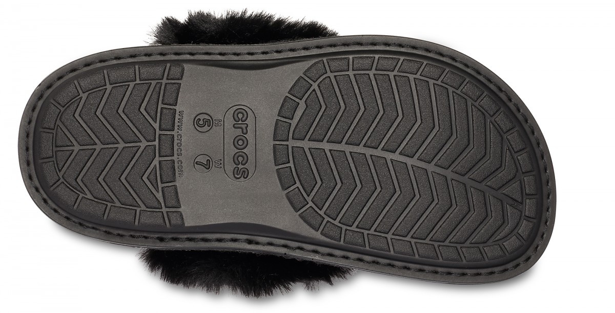 Papuci de casa Crocs Classic Luxe Lined Slipper Negru - Black - 3 | YEO