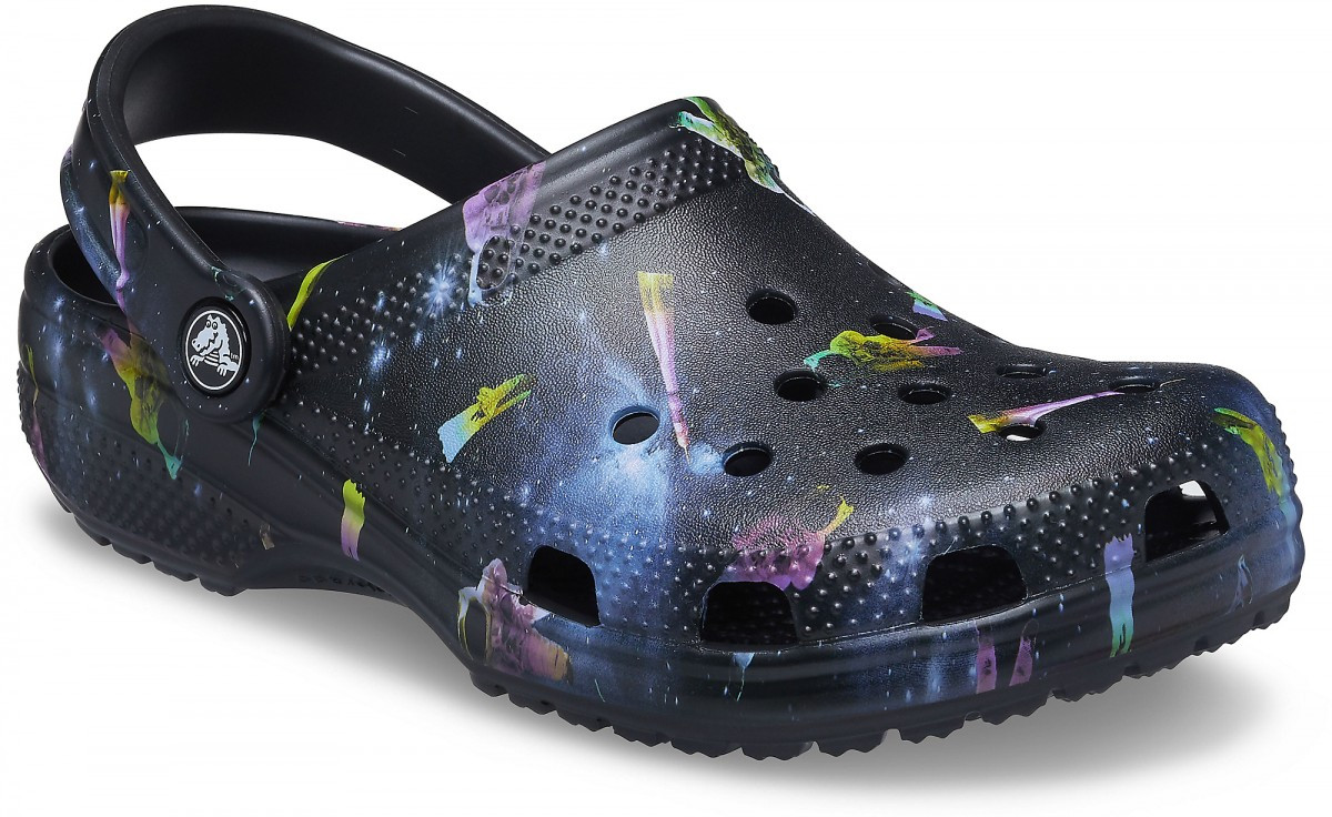 Saboți Crocs Classic Out of this World II Clog Negru - Black - 1 | YEO