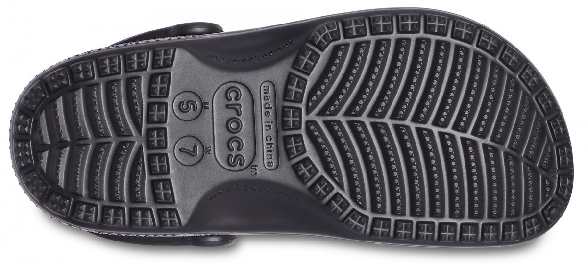 Saboți Crocs Classic Out of this World II Clog Negru - Black - 3 | YEO