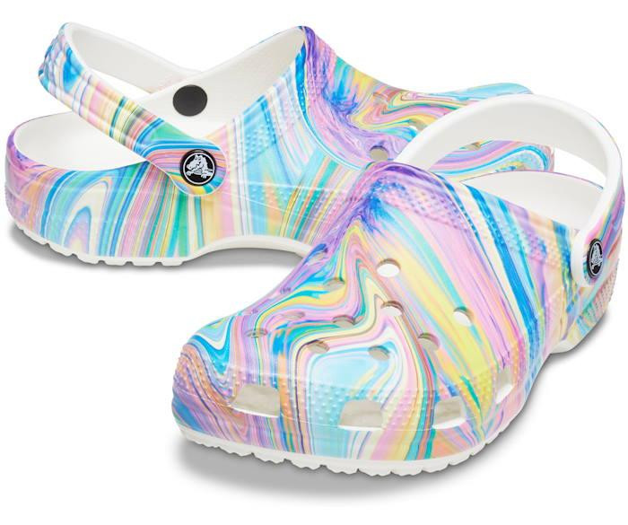Saboți Crocs Classic Out of this World II Clog Multicolor - Multi/White - 2 | YEO