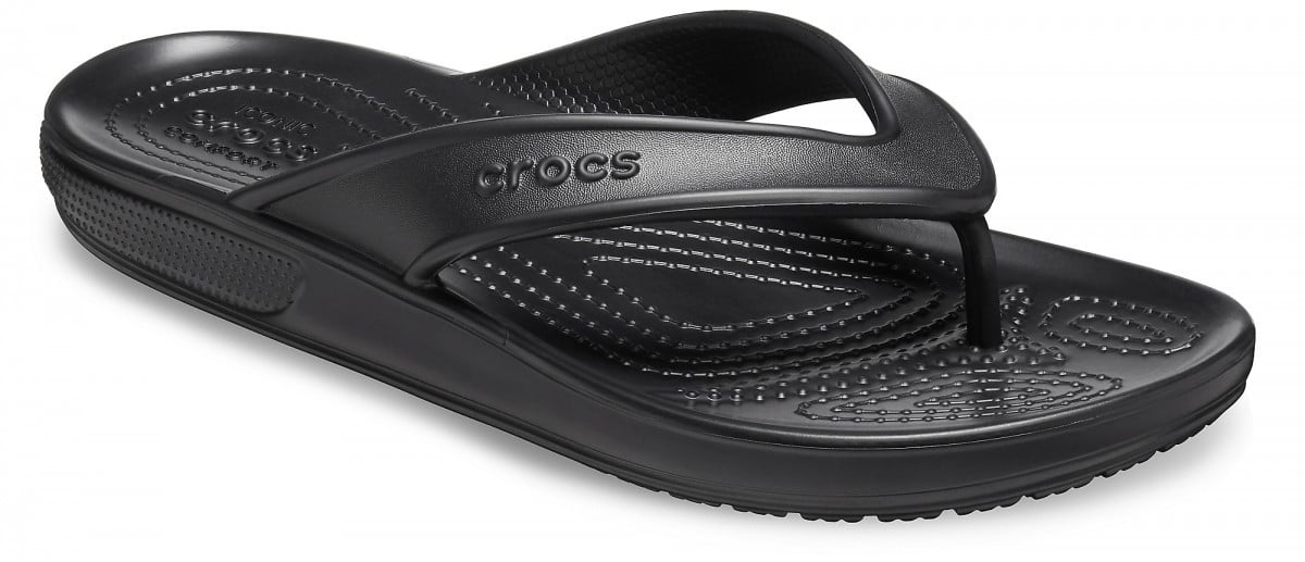 Șlapi Crocs Classic II Flip Negru - Black - 1 | YEO