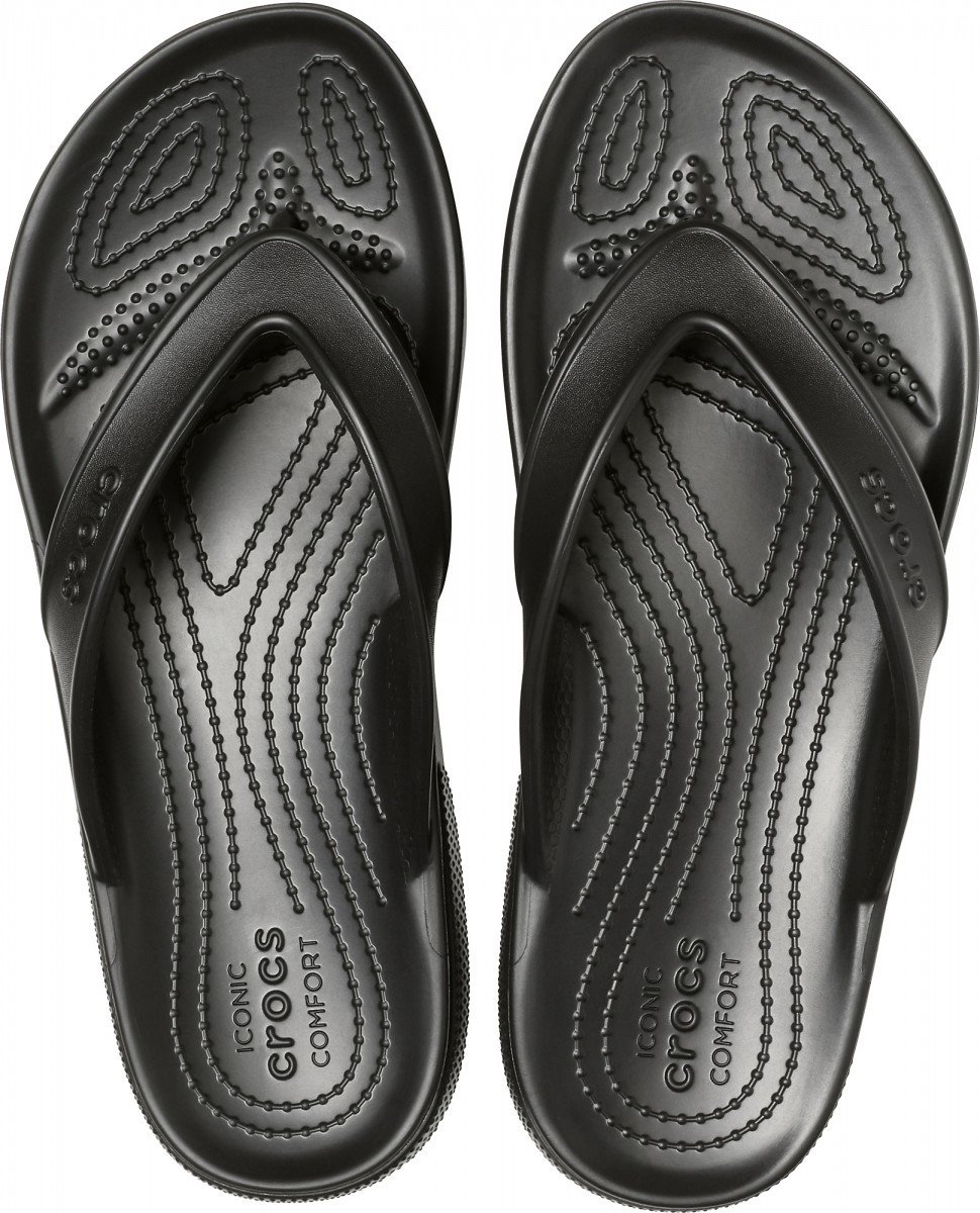 Șlapi Crocs Classic II Flip Negru - Black - 2 | YEO