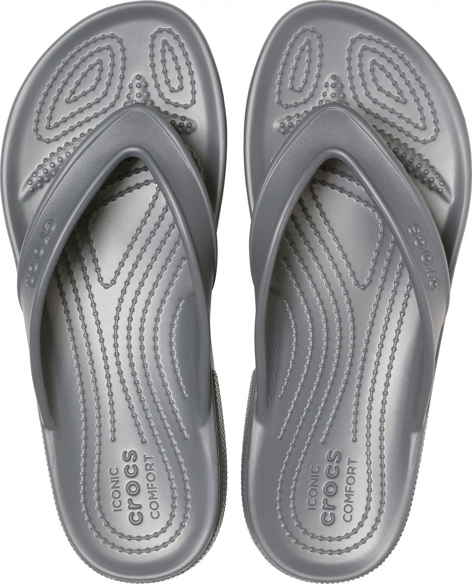 Șlapi Crocs Classic II Flip Gri - Slate Grey - 2 | YEO