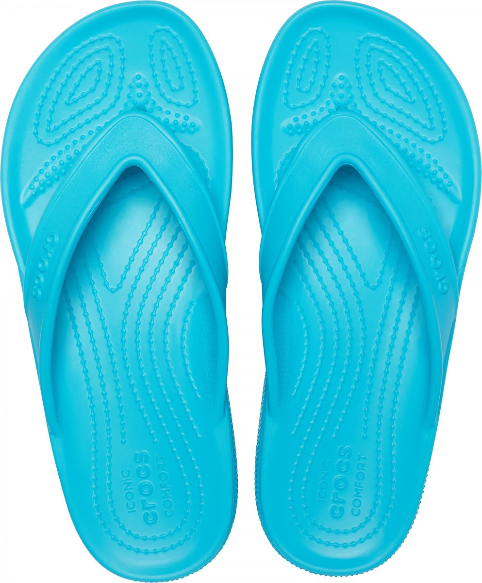 Șlapi Crocs Classic II Flip Albastru deschis - Digital Aqua - 1 | YEO