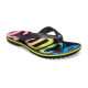 Șlapi Crocs Crocband Printed Flip Culoare Negru - Black/Multi