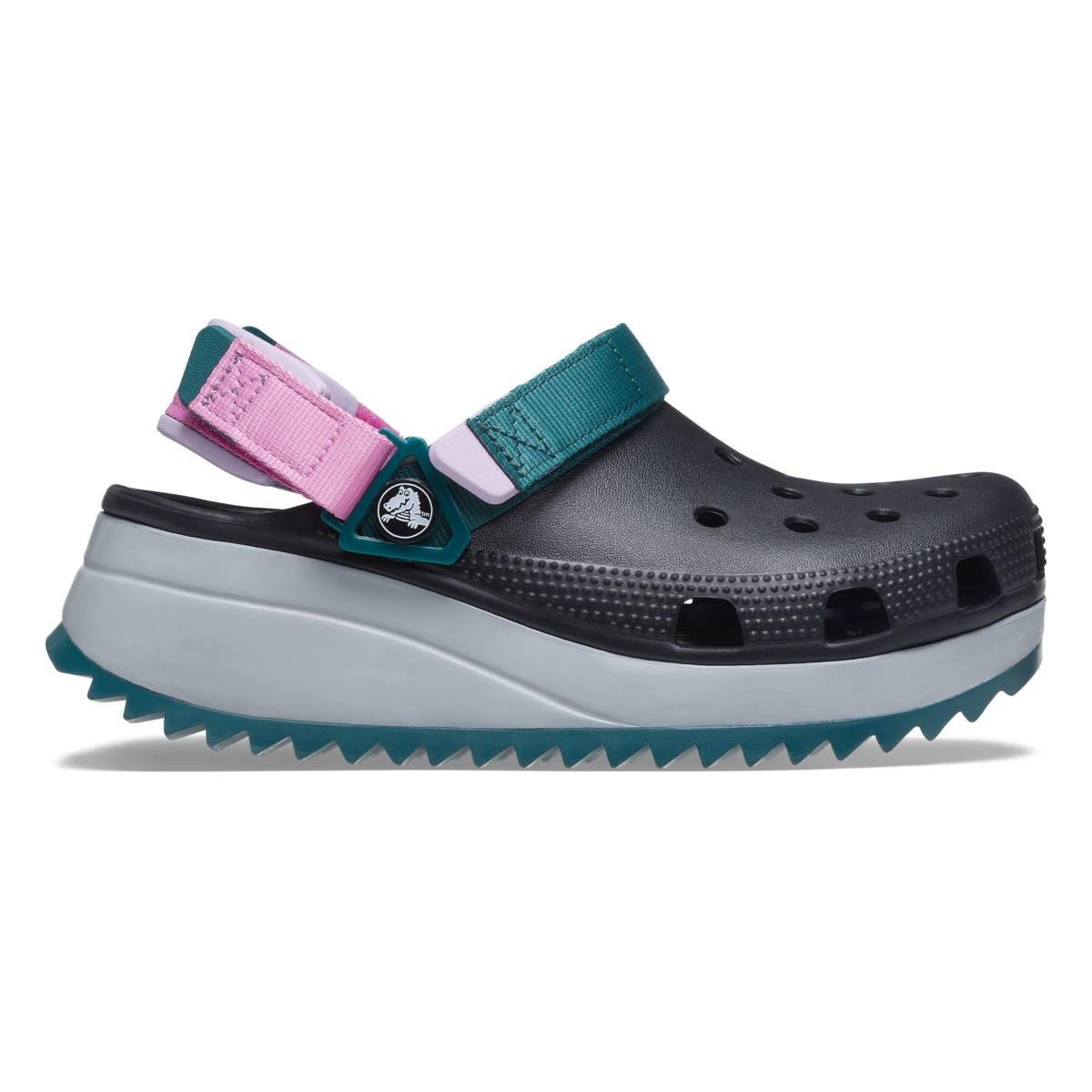 Saboti crocs classic hiker clog multicolor - multi/black