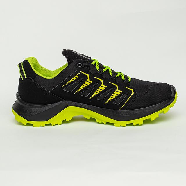 Pantofi Grisport Bavenite Negru - Black/Volt Green - 1 | YEO